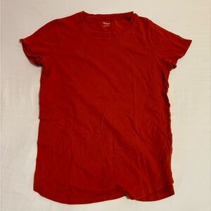 Madewell Red Orange T-Shirt, Size XS